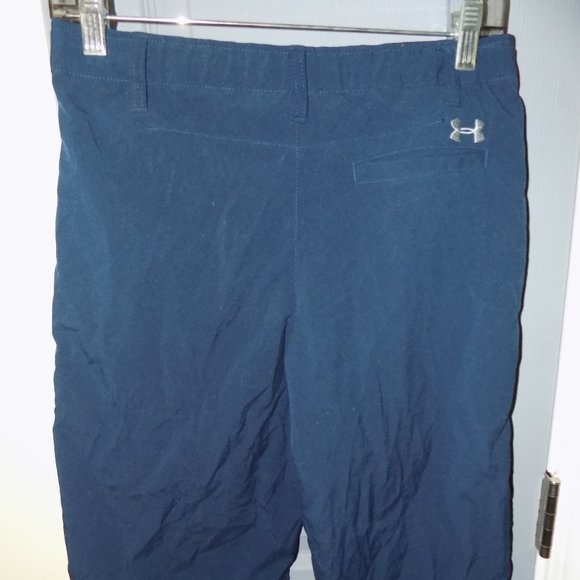 Under Armour Golf Shorts Heatgear Navy Blue Loose - Picture 3 of 3